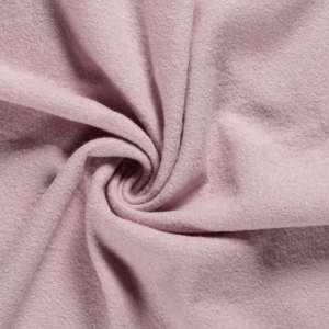 Lainage foulé – 100% laine RWS – Rose pâle