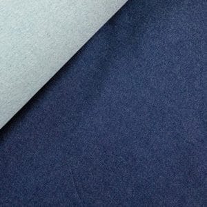 Denim fin stretch coton Bio – Bleu brut