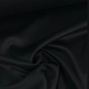 Sergé de laine  Noir BR- 100% laine 01610